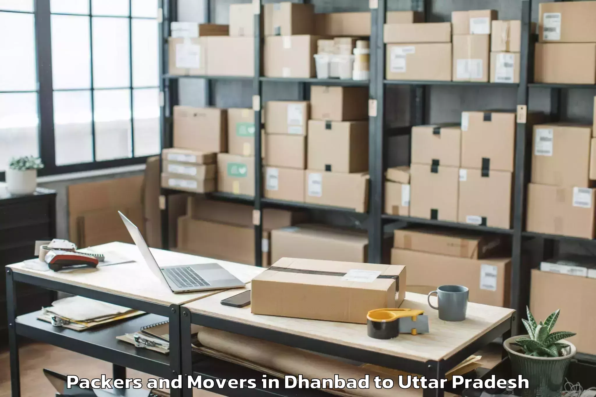 Hassle-Free Dhanbad to Era University Lucknow Packers And Movers